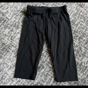 s.w.a.k girls black leggings -2t (s)